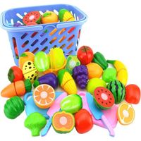 Jeu de rôle cuisine - Ensemble de fruits et légumes - Jouet pour enfant
