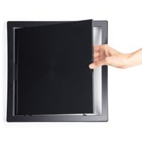 Trappe d'inspection - ABS - Noir - 40x40 cm - Universelle pour mur et plafond