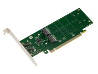 Carte contrôleur double face PCIe 3.0 x16 pour 4 SSD M.2 NVMe M Key ou B+M Key (M2 NGFF)