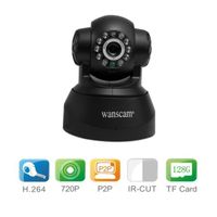 LCC® Caméra de sécurité Système de caméra HW0040 caméra sans fil Wifi haut Indoor720P AP P2P ONVIF Hi3518E IP