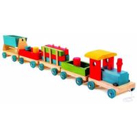 Train en bois pour bébé - Legler - Modèle Emile - 70 cm - 1400 g