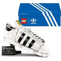 LEGO® 10282 Icons Ensemble chaussure adidas Originals Superstar, Cadeau pour Adultes, Set de Construction à Exposer