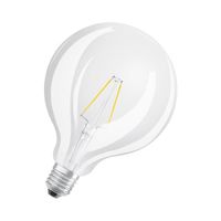 Ampoule à LED Osram, formulaire de balle classique, remplacement de 25 watts, E27, G125, 2700 Kelvin, blanc chaud, verre