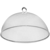 WEIS - CLOCHE A FROMAGE 34 CM COUVRE PLAT TOILE METAL NEURE NEUTRE