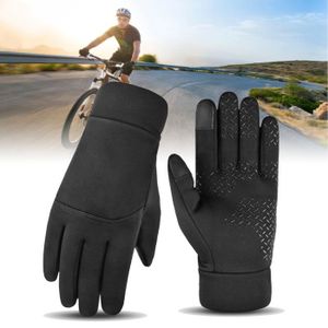 GANT TACTILE SMARTPHONE Winter Men Gloves Touch Screen Windproof Waterproof Brushed Gloves For Outdoor Sports Activities Skiing Black M 123679
