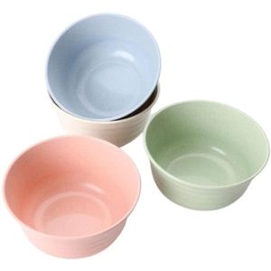 Tasse de paille de bl/é-biod/égradable-/écologique-avec poign/ée-4 combinaisons de couleurs