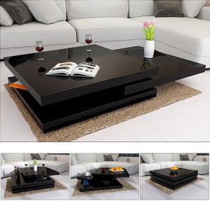 Table Basse Table En Bois Ronde Ou Carree Payez En 4x