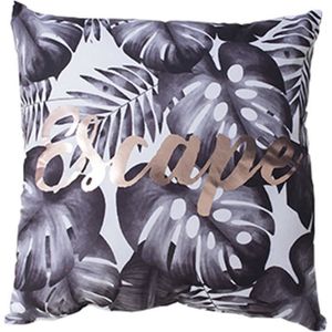 Neuf Noir /& Blanc Taie d/'oreiller Court Peluche jeter canapé Home Decor Cushion cover