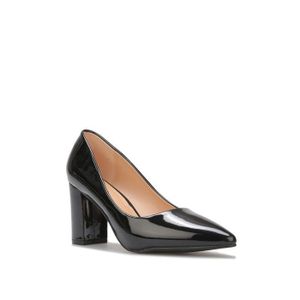 Escarpin a bout fermer talon carre de mariage femme Cdiscount