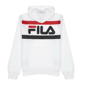 pull fila jaune et gris
