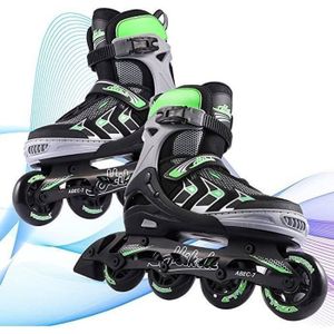 MHXZKHL Patin A Roulette Femme Homme Roller Quad Adulte Roller 4 Roues  Enfant LED Patins à roulettes Artistiques Garçon Fille Retro  Design,LEDRed-36