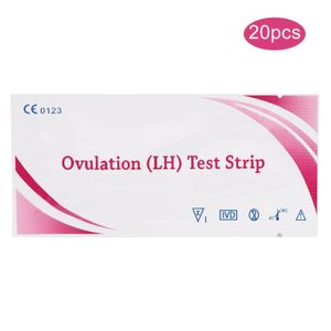 TEST D'OVULATION Pwshymi bandelettes de test d'urine LH Bandelette de Test d'ovulation, précision à domicile, indicateur de détection hygiene eau
