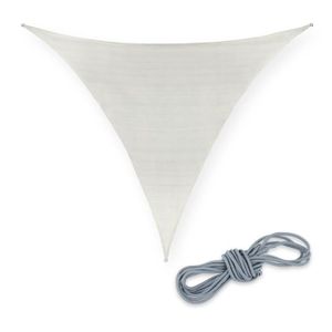 Voile d'ombrage triangulaire blanc 500x500x500 cm - HORNBACH Luxembourg