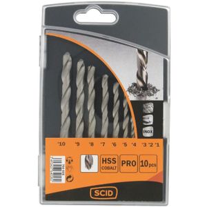 Foret m/étal HSS din 338 SCID Diam/ètre 1 mm Longueur 35 mm Vendu par 2