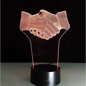 Lampe De Nuit 7 Couleur Changeant Poignee De Main Nuit Lumiere Collection 3d Led Table Lampe De Bureau Table De Dessin Anime Fig Achat Vente Lampe De Nuit 7 Couleur Cdiscount