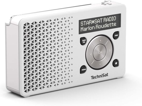 TechniSat DIGITRADIO 1 S - Radio Portable DAB+ Stéréo Made In Germany - 10h Autonomie