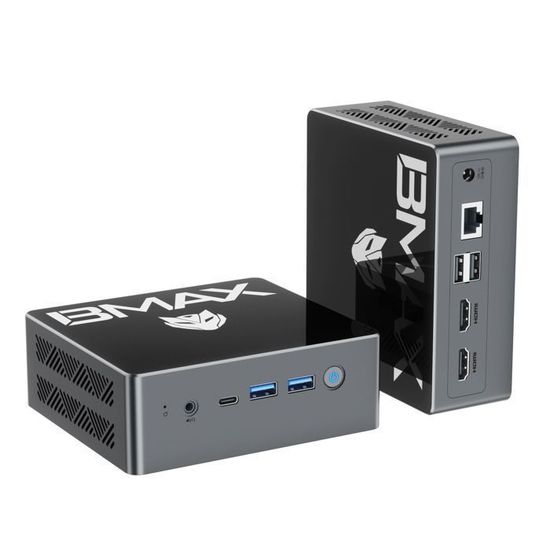 Windowsデスクトップ BMAX B4plus MIniPC N100 16GB 512GB Win11 BMAX B4 Plus Mini PC - N100 - 16Go RAM 512Go SSD - Double HDMI 4K