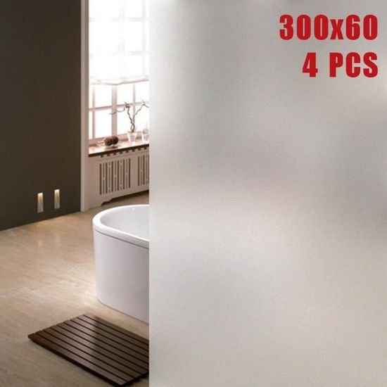 Film De Fenêtre Anti-UV En Verre Dépoli - Film Autocollant Pour Fenêtre - Opaque Et Réutilisable - Pour Le Bureau Et La Vie - 30 X 200 Cm