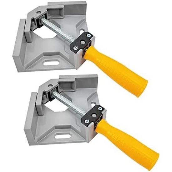 Blocs De Positionnement à Angle Droit Preciva – 4 Sets Avec Pinces En L Et En C | Serre-joint D'angle Pour Menuiserie, Meubles, Cadres
