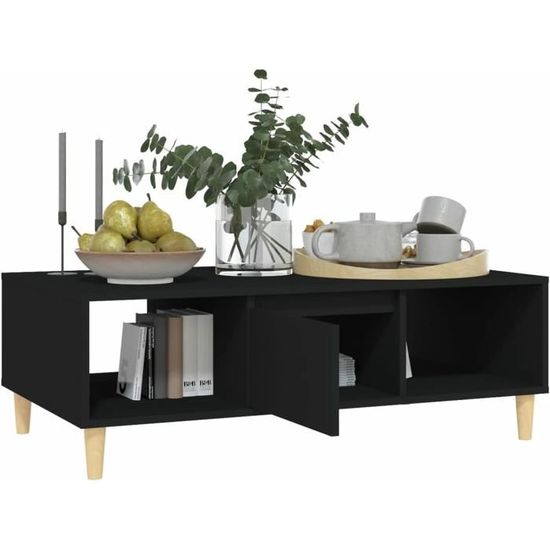 Table Basse Ovale Avec étagère - 80x40x42 Cm - Design Minimaliste - Pour Salon Ou Chambre Petit Espace