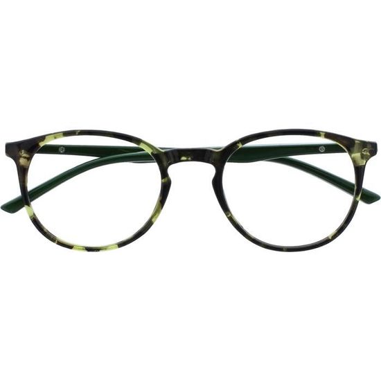 Lunettes De Lecture Rondes Mini Brille - Monture écaille De Tortue, Verres Durables, étui Inclus