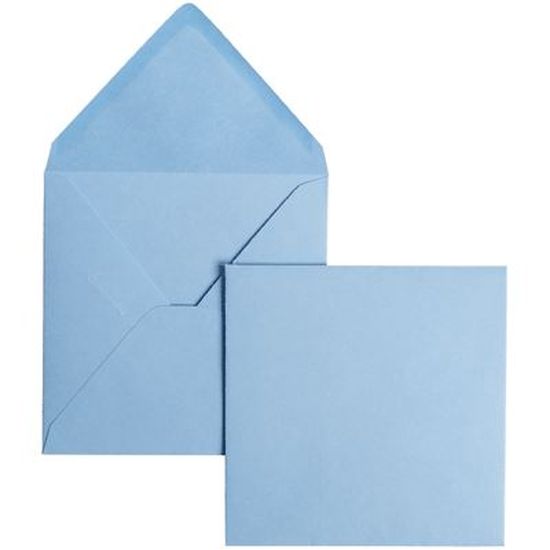 Enveloppes pollen 14x14 bleu lavande -Paquet de 20 - Cdiscount Beaux-Arts  et Loisirs créatifs