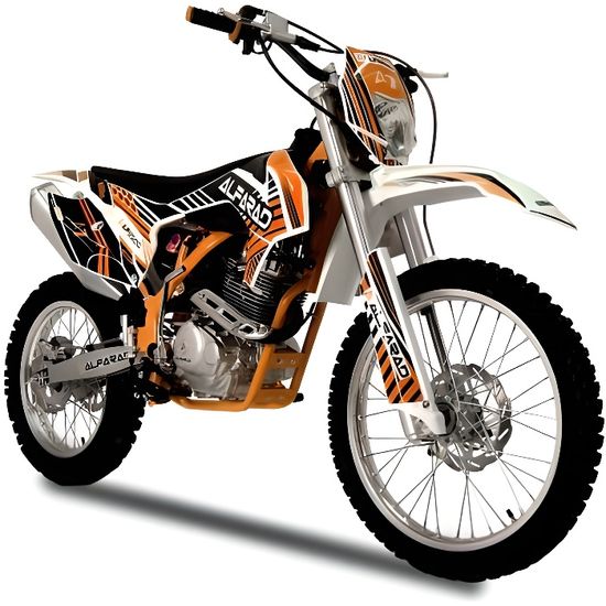 MotorCross Dirt Bike Cross Bike Motor Alfarad A7 250ccm 21/18 Pousses