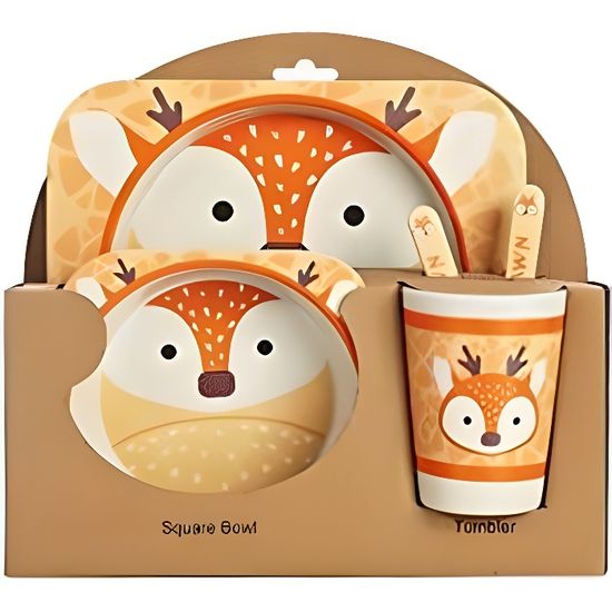 5 Pieces Coffret Vaisselle Repas Bebe Jeu De Vaisselles En Bambou La Fibre De Bambou Vaisselle Pour Enfants Fauve Cdiscount Puericulture Eveil Bebe 5 Pieces Coffret Vaisselle Repas Bebe Jeu De Vaisselles En Bambou La Fibre De Bambou Vaisselle Pour Enfants Fauve Cdiscount Puericulture Eveil Bebe