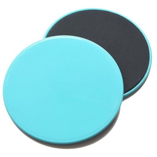 Lot de 2 disques coulissants pour entraînement physique - Disques glissants compacts pour entraînement complet du corps