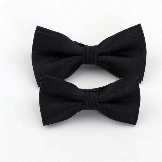 CRAVATE - NŒUD PAPILLON,001--nœud Papillon Noir Pour Hommes, Cravate Slim Pour Hommes, Cravate