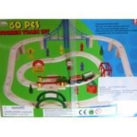 Circuit Train électrique Magnétique - Jeu Construction 51/81/118 Pièces, Défie Gravité, USB, Cadeau Enfant Noël Anniversaire