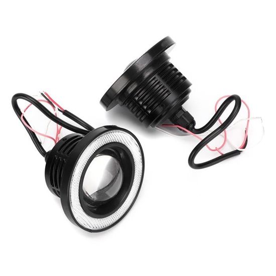 Kit 6 Phares Antibrouillard LED 64W Pour Camion MAN TGX Euro6 - 12-24V, 6500lm, Blanc Chaud - Neuf, Générique, Dimensions 245x90.7x159mm