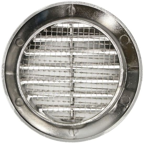 Grille d'aération - KOTARBAU - Rond - Diamètre 80 mm - Moustiquaire