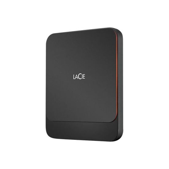 Disque SSD Portable LaCie STHK2000800 - 2.5" Externe - 2 To - USB 3.1 Type C - 3 ans Garantie