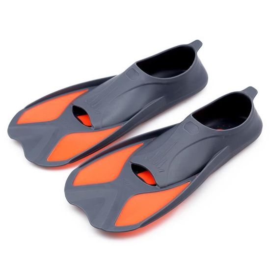 Palmes De Natation Profilées, Palmes D'Entraînement Courtes, Palmes En Silicone Pour Enfants Adultes Hommes Et Femmes Pour Natation Snorkeling Et Plongée