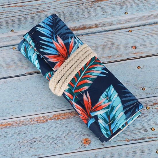 DNBCLEZK Grande Trousse à Crayons En Toile Pour Filles Et Garçons