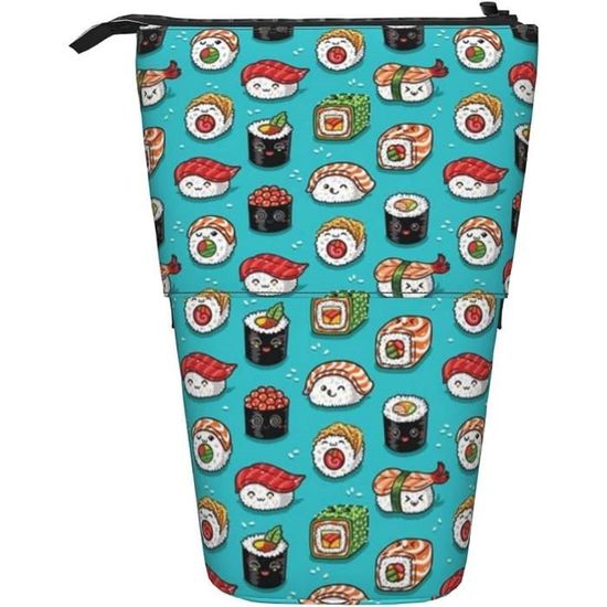 Trousse à Crayons The Amazing World Of Gumball - Motif Anime, Toile, Fermeture éclair, Multifonction