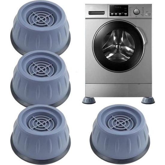 Support de machine à laver anti-vibration 4pcs, coussinets de support de  machine à laver anti-vibration, Tampons antivibration - Cdiscount  Electroménager