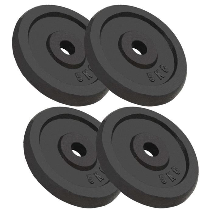 Plaque de poids 4 pcs 20 kg Fonte