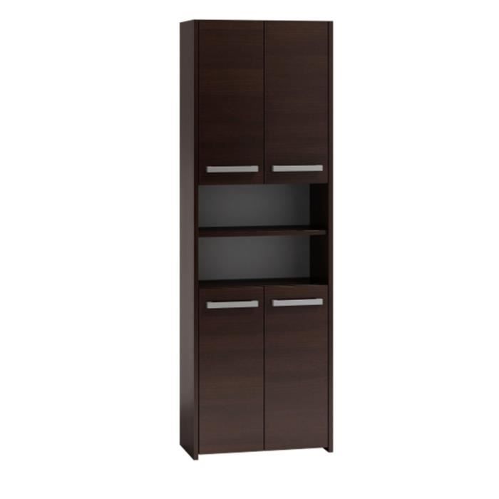 Colonne de salle de bain Armoire Toilette 170x60cm wenge