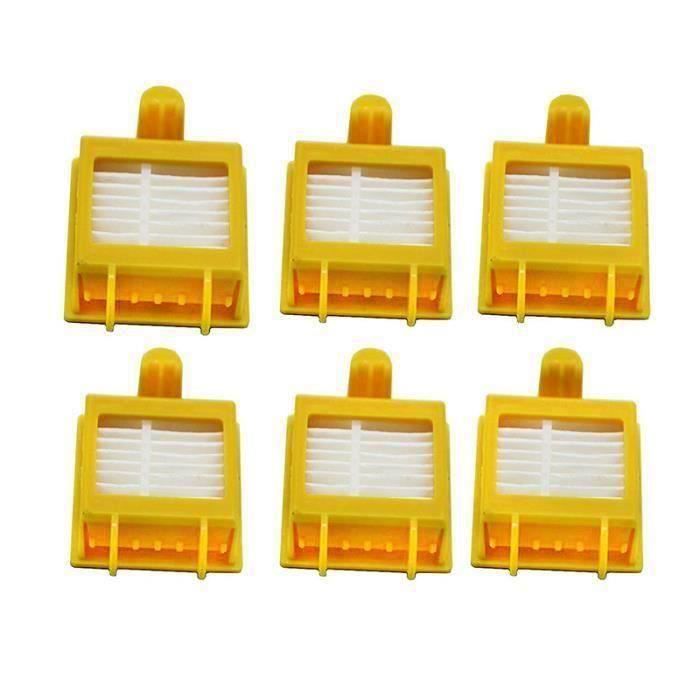 Lot de 6 Filtres de Rechange AeroVac pour iRobot Roomba Série 700 (Alternative à 21899)