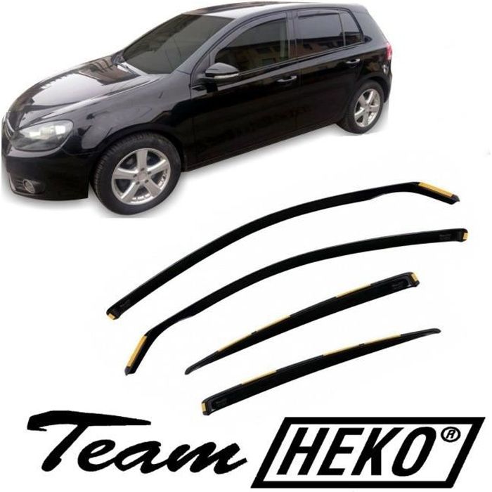 - Deflecteurs d'air Déflecteurs de vent Compatible avec Golf 6 VI 2008-2012 htb 4pcs