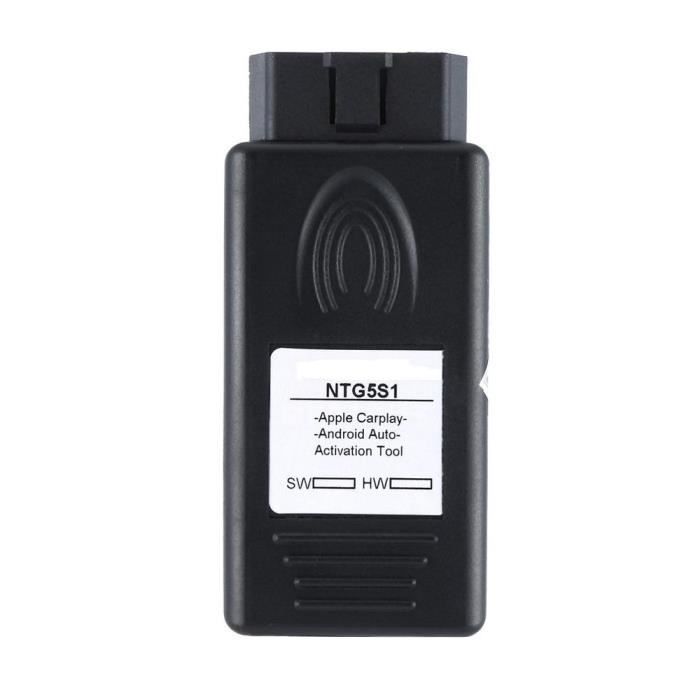 Activateur Auto CarPlay NTG5 S1 pour benz, outil d'activation de voiture pour iPhone-Android, kit d'accessoir Black