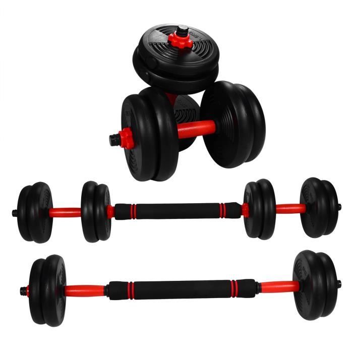 Kit Haltères 15 Kg (Noir) N-Misss