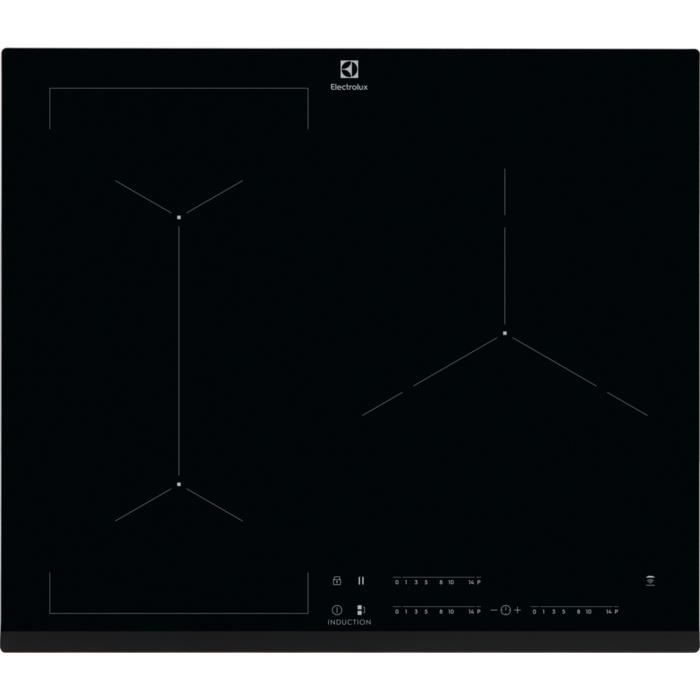 Electrolux EIV633, Intégré, Plaque avec zone à induction, Noir, 3200 W, 2,1 cm, 3700 W