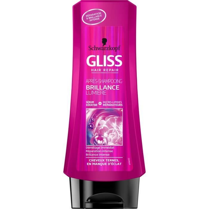 SCHWARZKOPF Après-shampoing Gliss Brillance Lumière - 200 ml