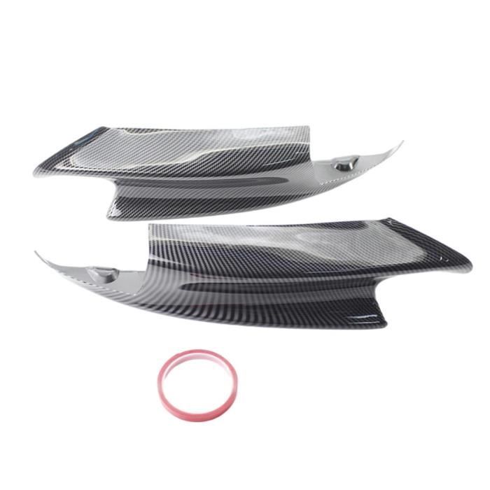 2 pièces lèvre de becquet de pare-chocs de séparateur avant de voiture pour BMW E90 E92 E92 M3 07-12 accessoires Fibre de carbone
