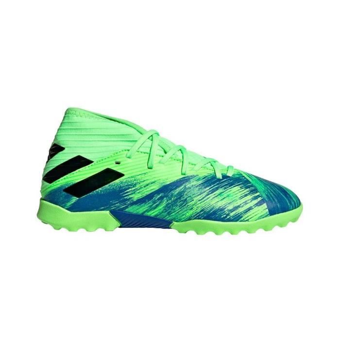 adidas Performance Nemeziz 19.3 Tf J Chaussures de football Garçon Vert 33.5