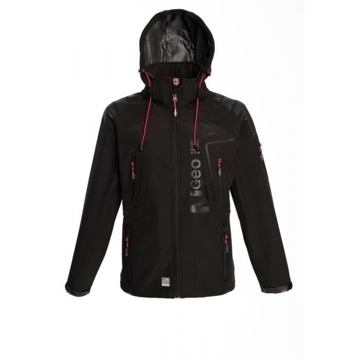 GEOGRAPHICAL NORWAY Veste Softshell noir TASSION Geographical Norway Noir - Femme.