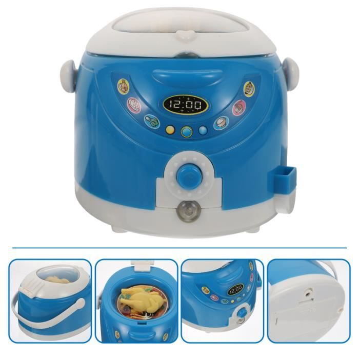 1pc enfant jouer à la maison riz cuiseur jouet cuisinière pour kid dortoir cuiseur a vapeur petit appareil de cuisson